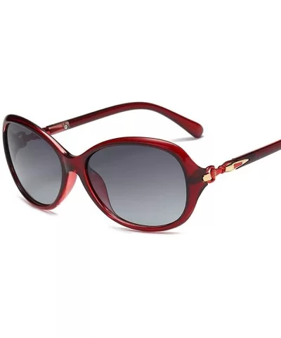 Polarized Sunglasses Large Frame Women'S Sunglasses Trend Fashion Uv Protection Sunglasses - CM18X5NWI2L $39.16 Rimless