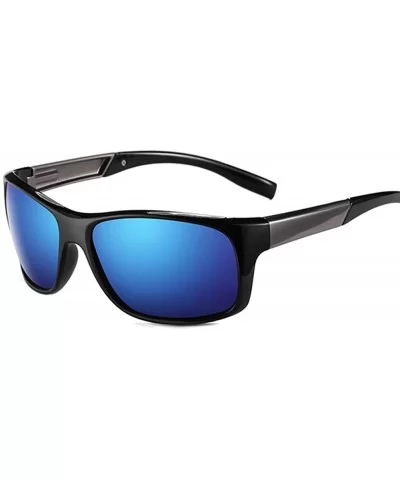 Classic Polarized Sunglasses Men Driving Glasses - C01 Blue - C318HLW0Q6H $16.54 Goggle