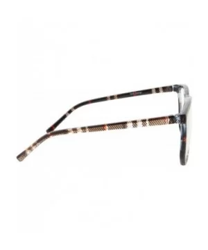 Non-prescription Glasses Frame Clear Lens Eyeglasses - Casual Fashion - Large - Dark Plaid - CW18RGGZ0NK $6.62 Square