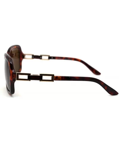 Womens Butterfly Designer Fashion Bi-focal Reading Lens Sunglasses - Tortoise Brown - CY18ZYG7ZDI $9.15 Rectangular