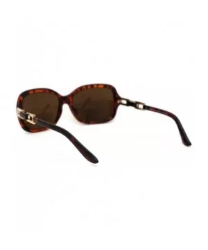 Womens Butterfly Designer Fashion Bi-focal Reading Lens Sunglasses - Tortoise Brown - CY18ZYG7ZDI $9.15 Rectangular