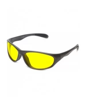 Night Driving Sunglasses - Matte-grey - C112NZ5NCLU $6.62 Round