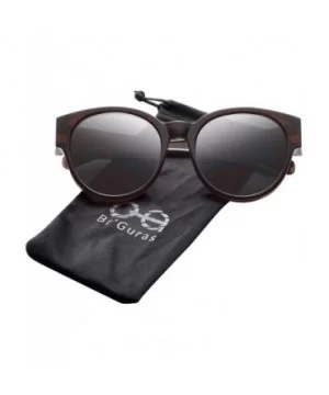 Polarized Oversized Fit over Sunglasses Over Prescription Glasses with Cat Eye Frame for Women&Men - Dark Brown - C2199CNSDKX...