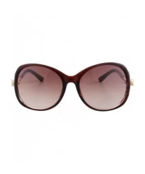 Women's Sunglasses UV400 Protection Fashion Sunglasses Oversized Summer Eyewear-9039 - Brown - CH189SY5YU4 $10.25 Oval