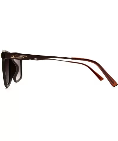 p585 Square Design Polarized- for Womens-Mens 100% UV PROTECTION - Brown-browndegrade - CV192TGWNO7 $22.46 Square