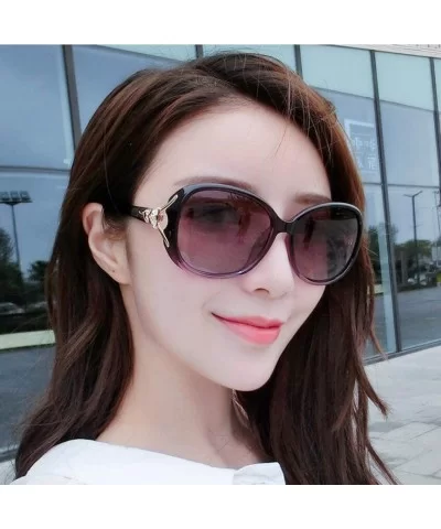 Fox Head Sunglasses Women's Large Frame Polarized Glasses Classic Wild Sunglasses - CB190RSXLRY $5.92 Sport