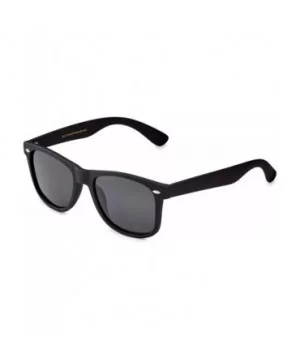 Classic Polarized Sunglasses - Matte Black - Smoke - CS190YGQ4O2 $10.71 Rectangular