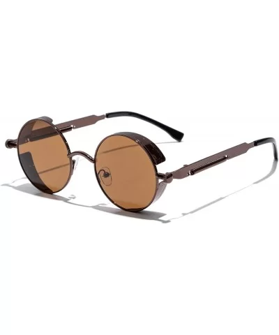 Jacob Steampunk Sunglasses - Brown Brown - CO1926UL98T $35.07 Round