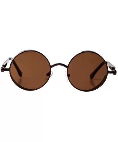 Jacob Steampunk Sunglasses - Brown Brown - CO1926UL98T $35.07 Round