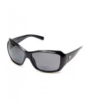 Molly Designer Reading Sunglasses - Shiny Black/Smoke - CZ17YCN5LCA $40.05 Sport