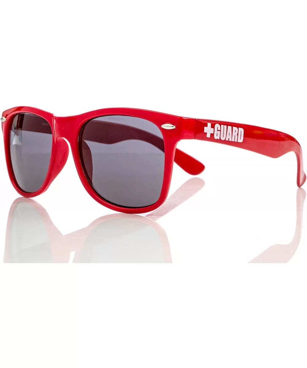 Guard Sunglasses - Red - CM189IQ9NWG $10.53 Wayfarer