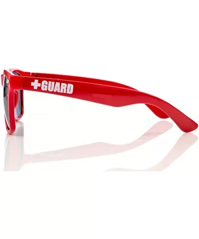 Guard Sunglasses - Red - CM189IQ9NWG $10.53 Wayfarer