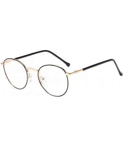 Blocking Glasses Lightweight Computer 2DXuixsh - Gold Black - CQ196ZCR309 $5.41 Square