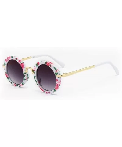 2019 Kids Sunglasses Boys Brand Children Round Sun Glasses For Girls Baby Black - Pink - CI18XE04ET8 $6.50 Aviator