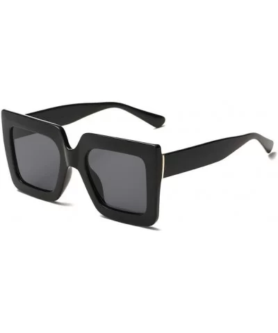 Oversized Sunglasses Transparent Outdoor - White - CG197TY5S7T $26.79 Square