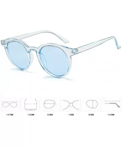 MOD-Style Cat Eye Round Frame Sunglasses A Variety of Color Design - S07 - CG189SUZY85 $12.94 Square