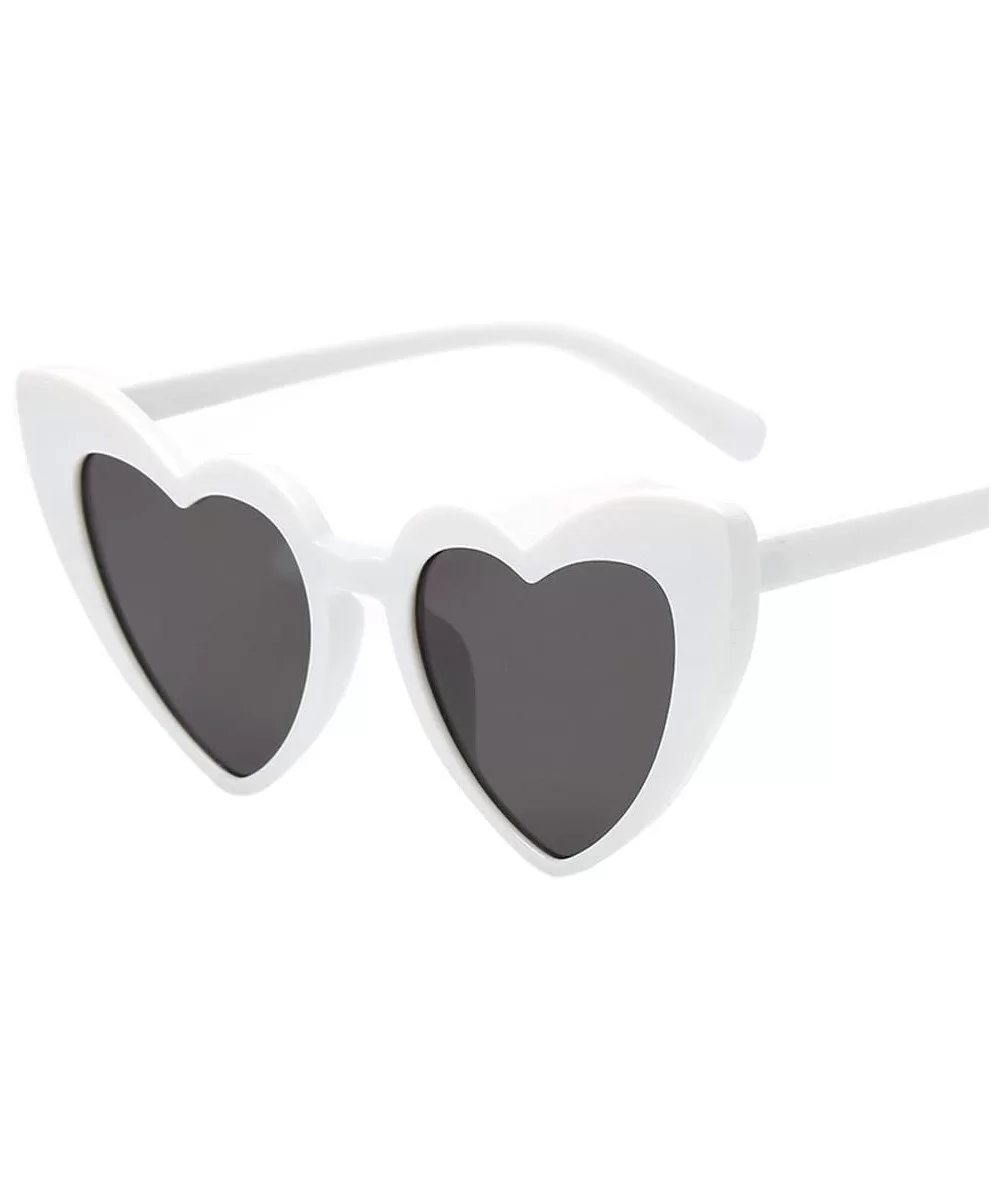 Women 's Fashion Sunglasses-Ladies Heart-Shaped Shades Sun Glasses Eyewear Goggles Plastic Frame - A - C5199TYEY38 $8.47 Square