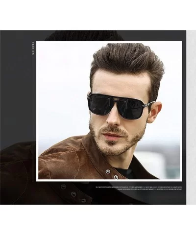 Fashion Men Cool Square Style Gradient Sunglasses Driving Vintage Design Cheap Sun Glasses Oculos De Sol 1155 - CL1985DZ08W $...