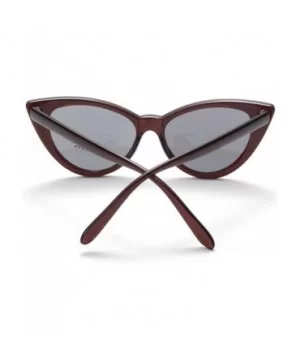 6 Packs Vintage Cat Eye Sunglasses Retro Kurt Cobain Sunglasses - Brown - C218DAGQDSK $9.15 Goggle