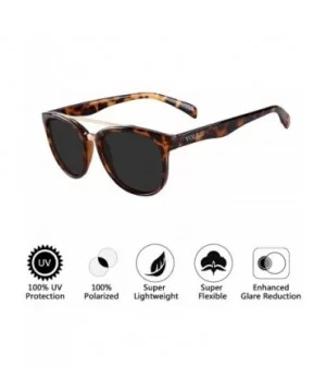 Men's Women Polarized Sunglasses Retro Fashion 80s UV Protection Sun Glasses - Leopard - C018EX9NMAM $20.29 Rectangular