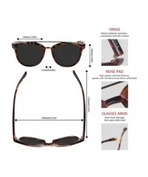 Men's Women Polarized Sunglasses Retro Fashion 80s UV Protection Sun Glasses - Leopard - C018EX9NMAM $20.29 Rectangular