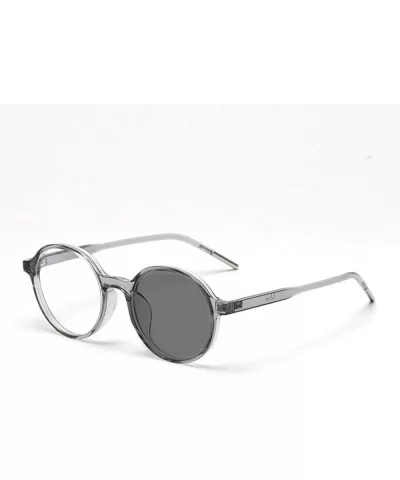 Transition Sunglasses Men Women Nearsighted Myopia Glasses 2019 Vintage Photochromic Lens Round Grey Frame - CV18AZWDLH3 $18....