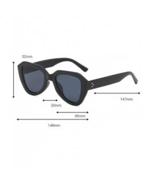 Color Sunglasses Men And Women- Tigivemen Multicolor Pattern Frame Color Glasses Hip Hop Rock Street - White - CC18RLKEUKD $7...