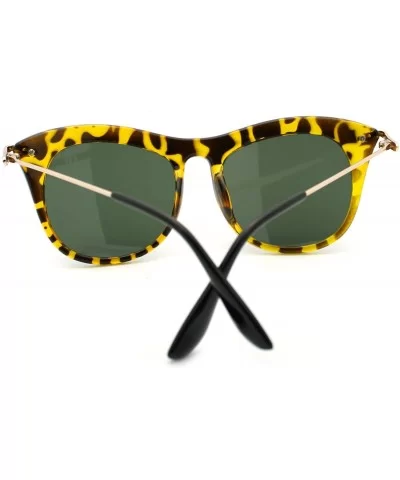 Vintage Retro Women's Unique Curvy Design Fashion Sunglasses - Tortoise - C611MJKOSEZ $6.97 Butterfly