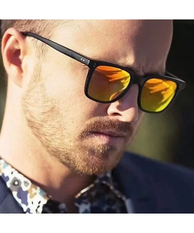 Sunglasses Retro Square Frame Color Coating UV400 Outdoor Sports Summer Sun 1 - 1 - CE18YKUK272 $7.57 Sport