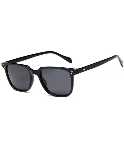 Sunglasses Retro Square Frame Color Coating UV400 Outdoor Sports Summer Sun 1 - 1 - CE18YKUK272 $7.57 Sport