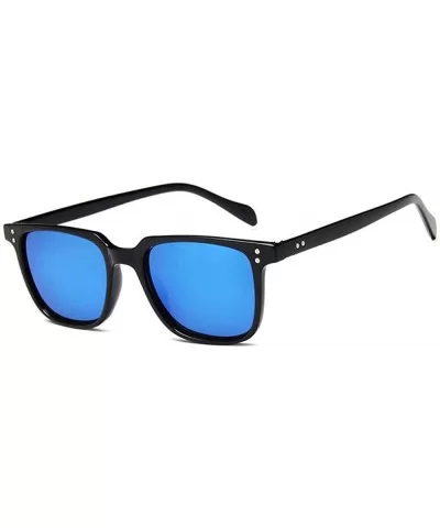 Sunglasses Retro Square Frame Color Coating UV400 Outdoor Sports Summer Sun 1 - 1 - CE18YKUK272 $7.57 Sport