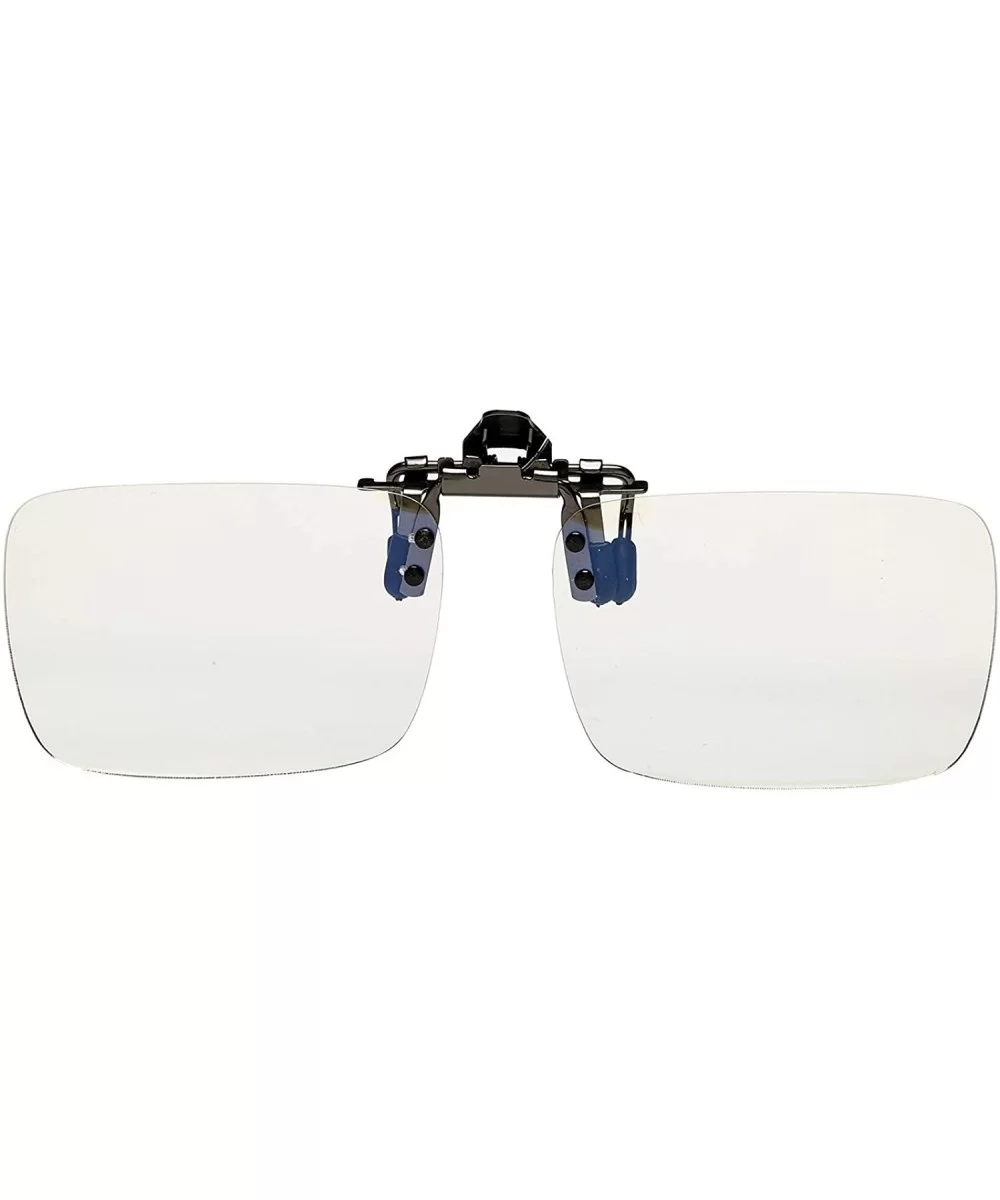 Polarized Clip-on Flip Up Sunglasses Wear Over Prescription Glasses - Anti Blue Light Lens - CR12MYMI1D0 $11.00 Goggle