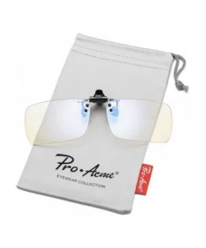 Polarized Clip-on Flip Up Sunglasses Wear Over Prescription Glasses - Anti Blue Light Lens - CR12MYMI1D0 $11.00 Goggle