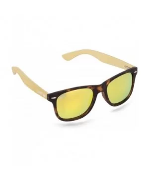 V-Blade Polarized Sunglasses - Bamboo Tortoise with Gold Lens - CQ18HZ4220L $15.46 Sport