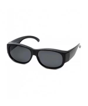 Fitover Sunglasses Wear-Over your Readers Perfect for Driving (7667) with Case - Black - C312OBGXYWX $10.22 Oval