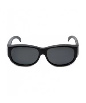 Fitover Sunglasses Wear-Over your Readers Perfect for Driving (7667) with Case - Black - C312OBGXYWX $10.22 Oval