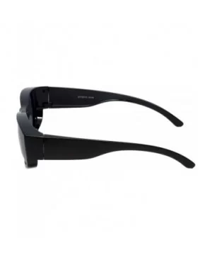 Fitover Sunglasses Wear-Over your Readers Perfect for Driving (7667) with Case - Black - C312OBGXYWX $10.22 Oval