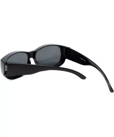 Fitover Sunglasses Wear-Over your Readers Perfect for Driving (7667) with Case - Black - C312OBGXYWX $10.22 Oval