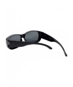 Fitover Sunglasses Wear-Over your Readers Perfect for Driving (7667) with Case - Black - C312OBGXYWX $10.22 Oval