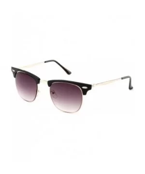 "Luciano" Semi-Rimless Vintage Design with UV400 Gradient Lenses Fashion Sunglasses - CT12N74ESG9 $5.71 Semi-rimless