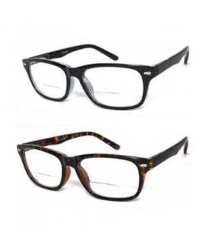 Fancy New 1 or 2 Pairs Retro Rectangular Frame Mens Womens BSTY - Brown - CG18W4EUMII $19.55 Rectangular