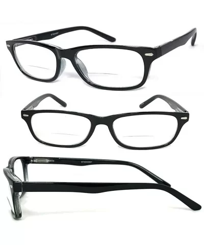 Fancy New 1 or 2 Pairs Retro Rectangular Frame Mens Womens BSTY - Brown - CG18W4EUMII $19.55 Rectangular