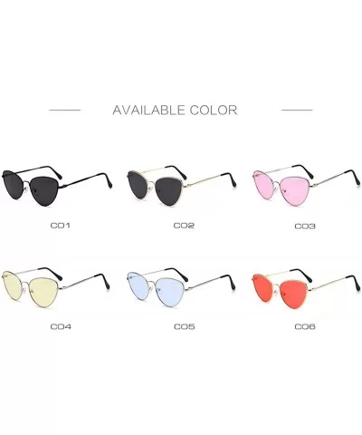 Sexy Small Vintage Cat Eye Sunglasses Women Red Black Sun Glasses Female Ladies Cateyes Sunglass 2018 Retro - CO199C7LC4O $27...