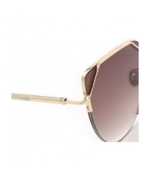 Fashion sunglasses cat eyes cat ears metal sunglasses women - E - CC18SMQH8Y5 $44.82 Aviator