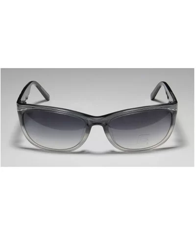 6969k Womens/Ladies Designer Full-rim Gradient Lenses Sunglasses/Sun Glasses - Dark Gray / Silver / Clear - CW11ZRG8989 $16.0...