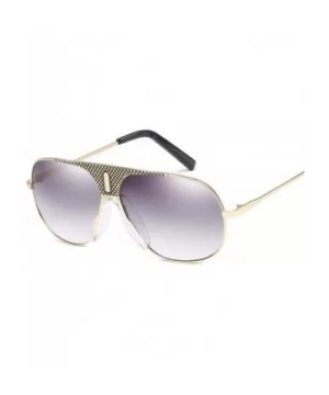 European and American Men's Sunglasses Retro Wind Pilot Toad Sunglasses - C - CP18Q0IY80Y $29.93 Aviator