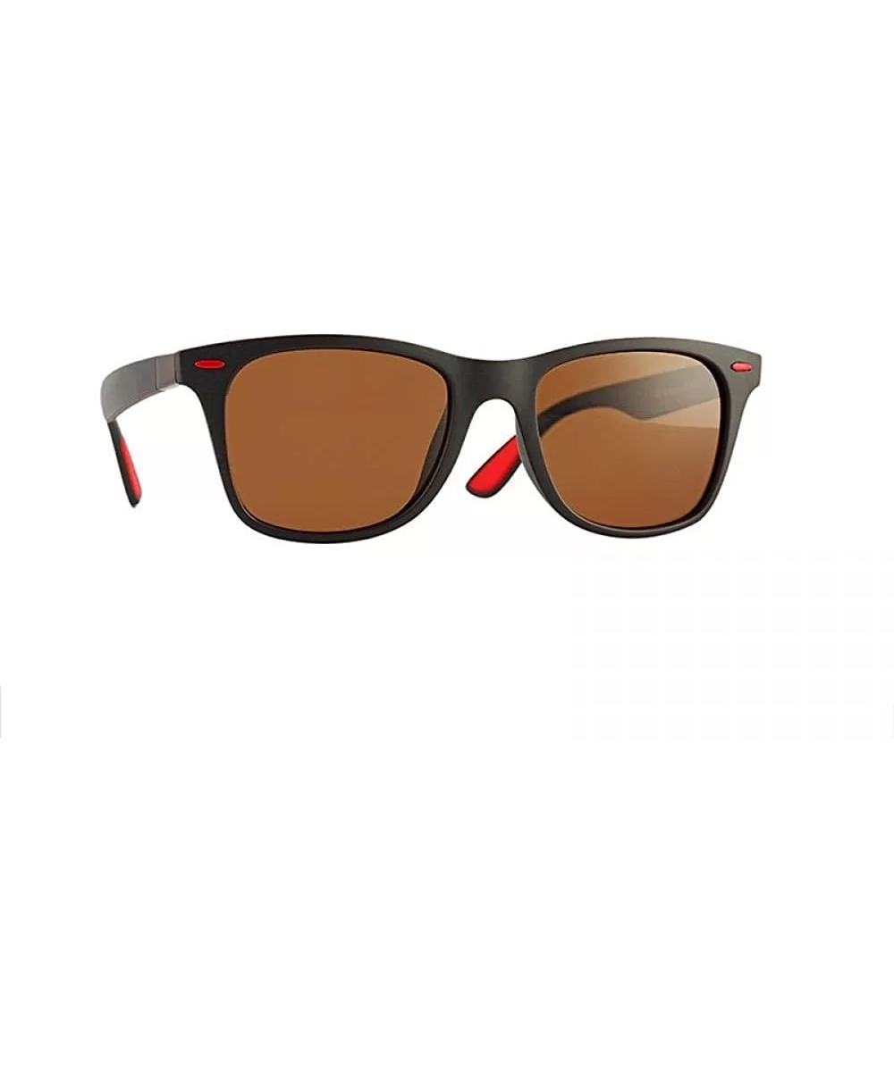 Sunglasses Classic Vintage Square Frame Polarized UV400 Drive Outoodr Sports 6 - 6 - C918YZWSKGW $5.98 Oversized