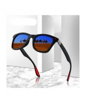 Sunglasses Classic Vintage Square Frame Polarized UV400 Drive Outoodr Sports 6 - 6 - C918YZWSKGW $5.98 Oversized