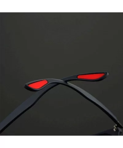 Sunglasses Classic Vintage Square Frame Polarized UV400 Drive Outoodr Sports 6 - 6 - C918YZWSKGW $5.98 Oversized