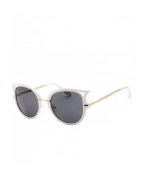 1 Pcs Retro Large Sexy Cat Eye Sunglasses Gold Metal Arm UV Protect - Choose Color - White - CP18NKDLCLL $16.09 Cat Eye